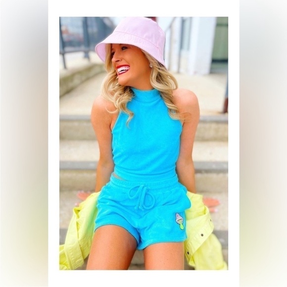 Fabletics Terry Built In Bra Tank - Picture 2 of 9